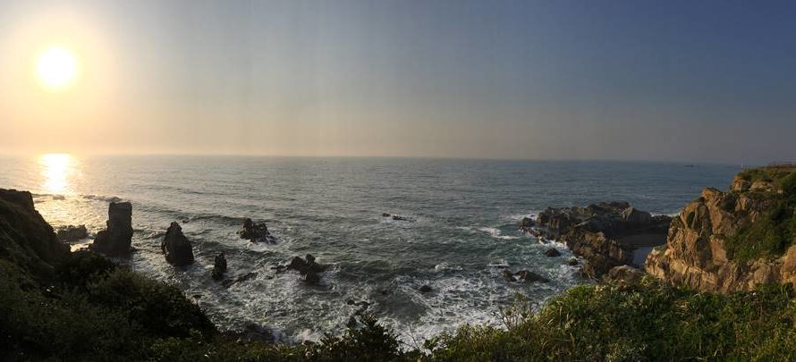 Sunrise at the easternmost point in Chiba